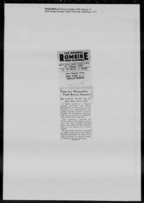 Thumbnail for General Records > Press Clippings: July 1944-August 1944