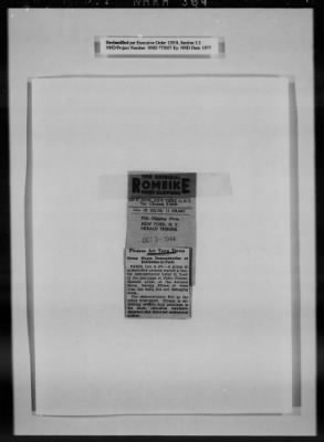 Thumbnail for General Records > Press Clippings: October 1944-November 1944