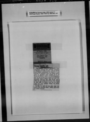 Thumbnail for General Records > Press Clippings: October 1944-November 1944