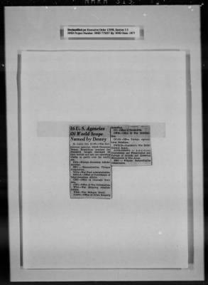 Thumbnail for General Records > Press Clippings: October 1944-November 1944