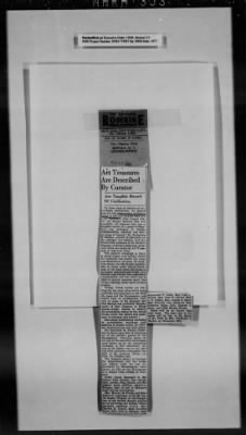 Thumbnail for General Records > Press Clippings: October 1944-November 1944