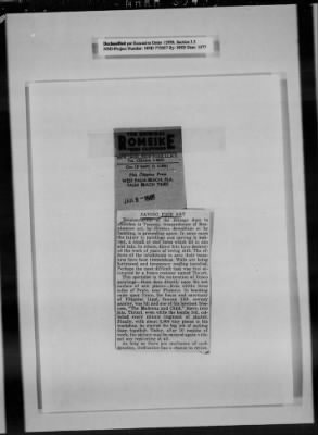 Thumbnail for General Records > Press Clippings: December 1944-January 1945