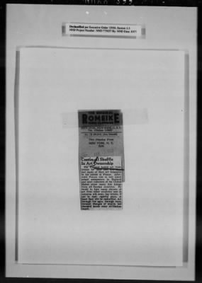 Thumbnail for General Records > Press Clippings: December 1944-January 1945