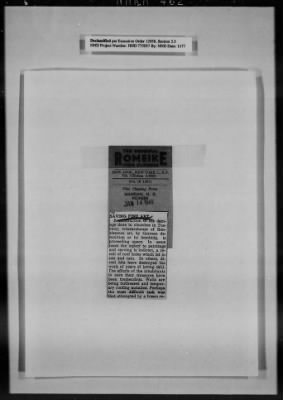 Thumbnail for General Records > Press Clippings: December 1944-January 1945