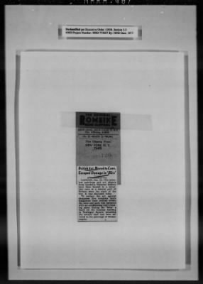 Thumbnail for General Records > Press Clippings: December 1944-January 1945