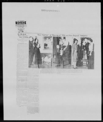 Thumbnail for General Records > Press Clippings: December 1944-January 1945