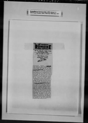 Thumbnail for General Records > Press Clippings: December 1944-January 1945