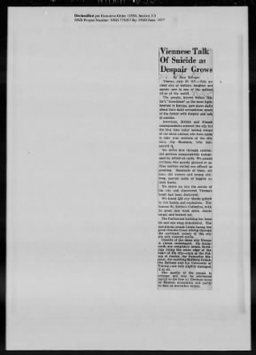 General Records > Press Clippings: Miscellaneous