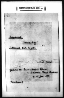 Thumbnail for Restitution, Research, And Reference Records > Bornheim, Walter: Photographs And Documents Of Works Owned By Or Sold By Bornheim