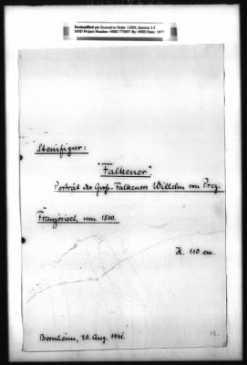 Thumbnail for Restitution, Research, And Reference Records > Bornheim, Walter: Photographs And Documents Of Works Owned By Or Sold By Bornheim