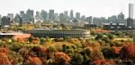 Boston skyline inside the city