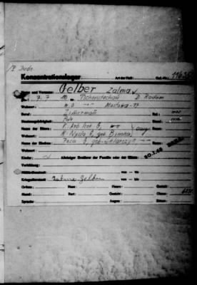 Camp Records - Inmate Cards > Records on Prisoners, Frys-Gert