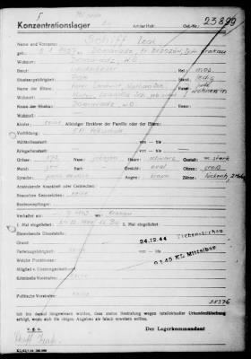 Camp Records - Inmate Cards > Records on Prisoners, Sche-Schu