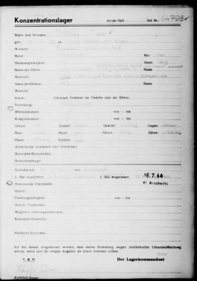 Camp Records - Inmate Cards > Records on Prisoners, Sche-Schu