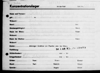 Camp Records - Inmate Cards > Records on Prisoners, Sche-Schu