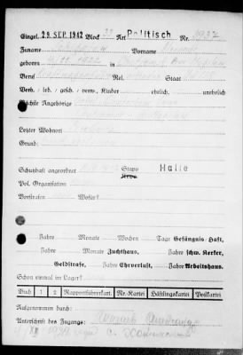 Camp Records - Inmate Cards > Records on Prisoners, Sche-Schu