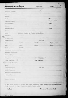 Camp Records - Inmate Cards > Records on Prisoners, Sche-Schu