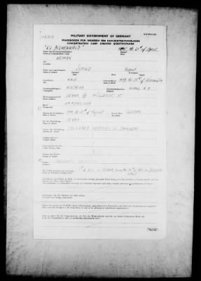 Camp Records - Inmate Cards > Records on Prisoners, Sche-Schu