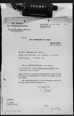 Personnel Files and Identification Papers > Medical Councillor Dr Otto Ludwig Zeitzer