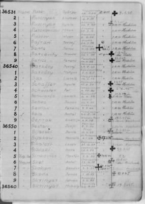 Thumbnail for Flossenbürg Concentration Camp > Handwritten lists of inmates