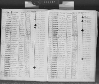 Flossenbürg Concentration Camp > Handwritten lists of inmates