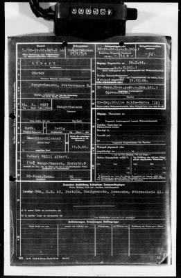 Thumbnail for Personnel Files and Identification Papers > Personnel cards of SS troops, lists of awards & promotions