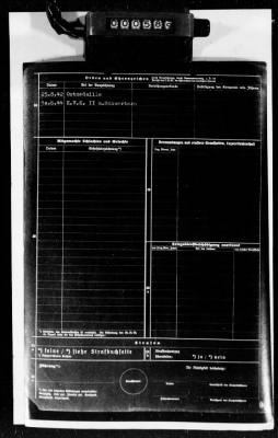 Thumbnail for Personnel Files and Identification Papers > Personnel cards of SS troops, lists of awards & promotions