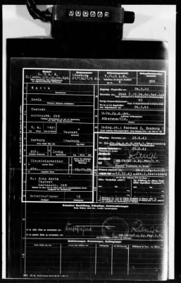 Thumbnail for Personnel Files and Identification Papers > Personnel cards of SS troops, lists of awards & promotions