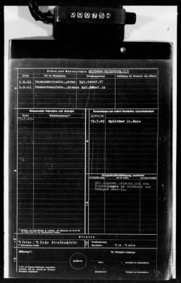 Thumbnail for Personnel Files and Identification Papers > Personnel cards of SS troops, lists of awards & promotions