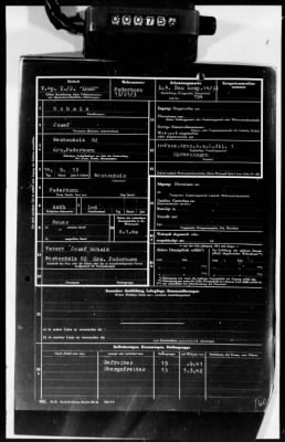 Thumbnail for Personnel Files and Identification Papers > Personnel cards of SS troops, lists of awards & promotions