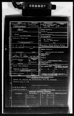 Thumbnail for Personnel Files and Identification Papers > Personnel cards of SS troops, lists of awards & promotions