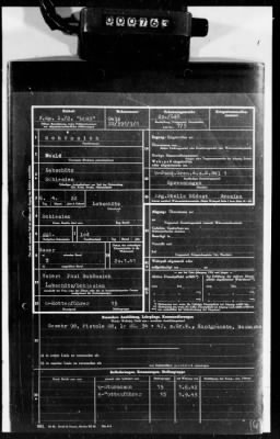 Thumbnail for Personnel Files and Identification Papers > Personnel cards of SS troops, lists of awards & promotions