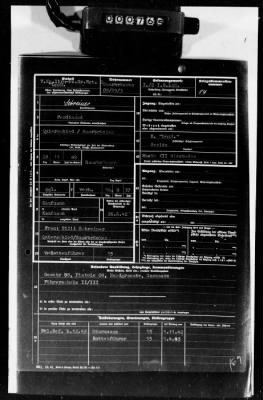 Thumbnail for Personnel Files and Identification Papers > Personnel cards of SS troops, lists of awards & promotions