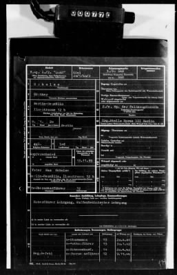 Personnel Files and Identification Papers > Personnel cards of SS troops, lists of awards & promotions