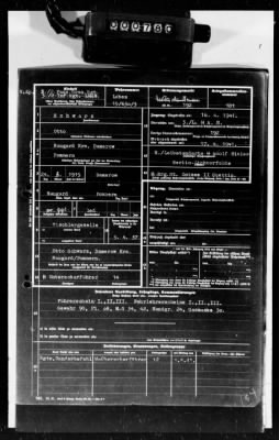 Personnel Files and Identification Papers > Personnel cards of SS troops, lists of awards & promotions
