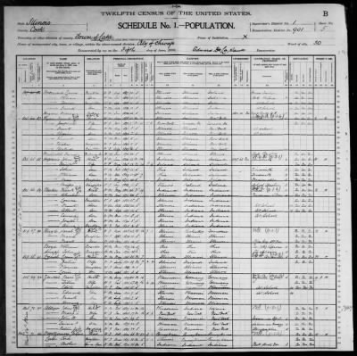 Thumbnail for City of Chicago, Thirtieth Ward; 12th Pct > 901