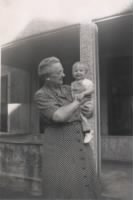 Thumbnail for Florence Woodworth Gilman, with grandson, Steven 1948