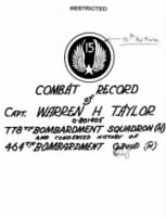 Combat Record Warren H Taylor Sr (1 of 7) 19441104