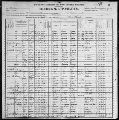 Thumbnail for City of Chicago, Thirty-Third Ward; 23rd Pct > 1062