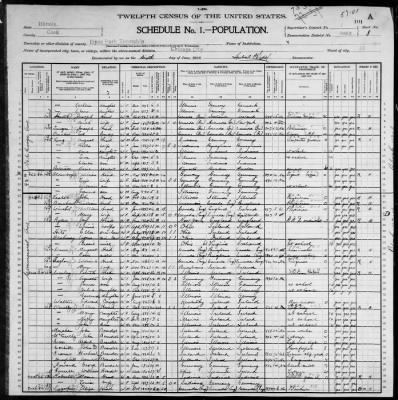 Thumbnail for City of Chicago, Thirty-Third Ward; 23rd Pct > 1062