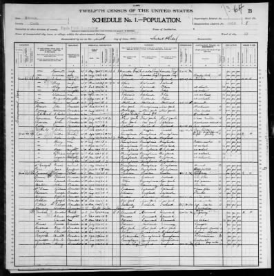 Thumbnail for City of Chicago, Thirty-Third Ward; 23rd Pct > 1062