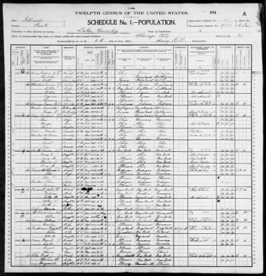 Thumbnail for City of Chicago, Thirty-First Ward; 21st Pct > 974