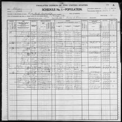 Thumbnail for City of Chicago, Thirty-Fourth Ward; 1st Pct > 1073