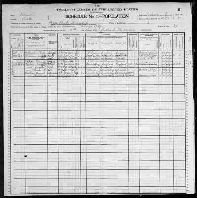 Thumbnail for City of Chicago, Thirty-Fourth Ward; 1st Pct > 1073