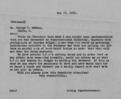 Old German Files, 1909-21 > Charles Bulger (#221767)