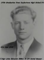 T/Sgt John E Miller, KIA, 2 Jan 1945, B-24 Aerial Gunner