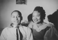 Emmett Till and his Mother