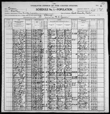 Thumbnail for City of Chicago, Twenty-Fourth Ward; Cook Co Jail > 1198