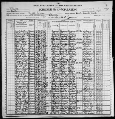 Thumbnail for City of Chicago, Twenty-Fourth Ward; Cook Co Jail > 1198