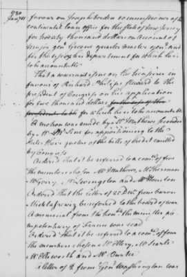 Rough Journals, 1774-89 > Nov 9, 1779 - Jan 26, 1780 (Vol 25)